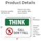 Signmission Safety Culture Sign, 5 in Width, Vinyl Decal, Rectangle OS-2PACK-TS-D-35-L-11797 - alternate 5